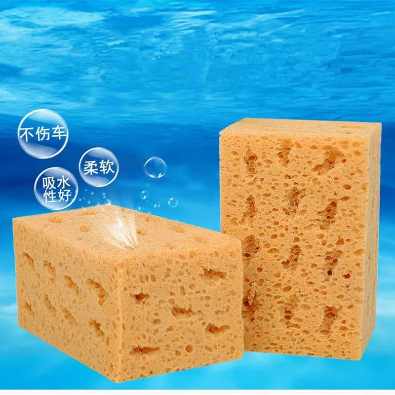 Car Wash Sponge Soft Large Cleaning Honeycomb Coral Thick Sponge Block Car Supplies Wash Tools Absorbent Car Accessories