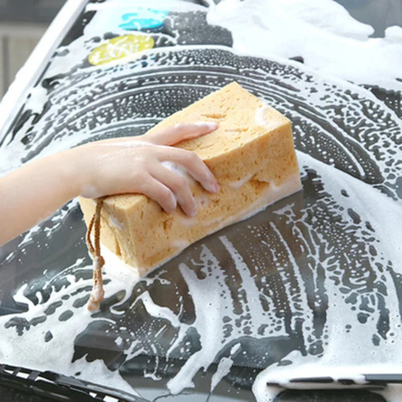 Car Wash Sponge Soft Large Cleaning Honeycomb Coral Thick Sponge Block Car Supplies Wash Tools Absorbent Car Accessories