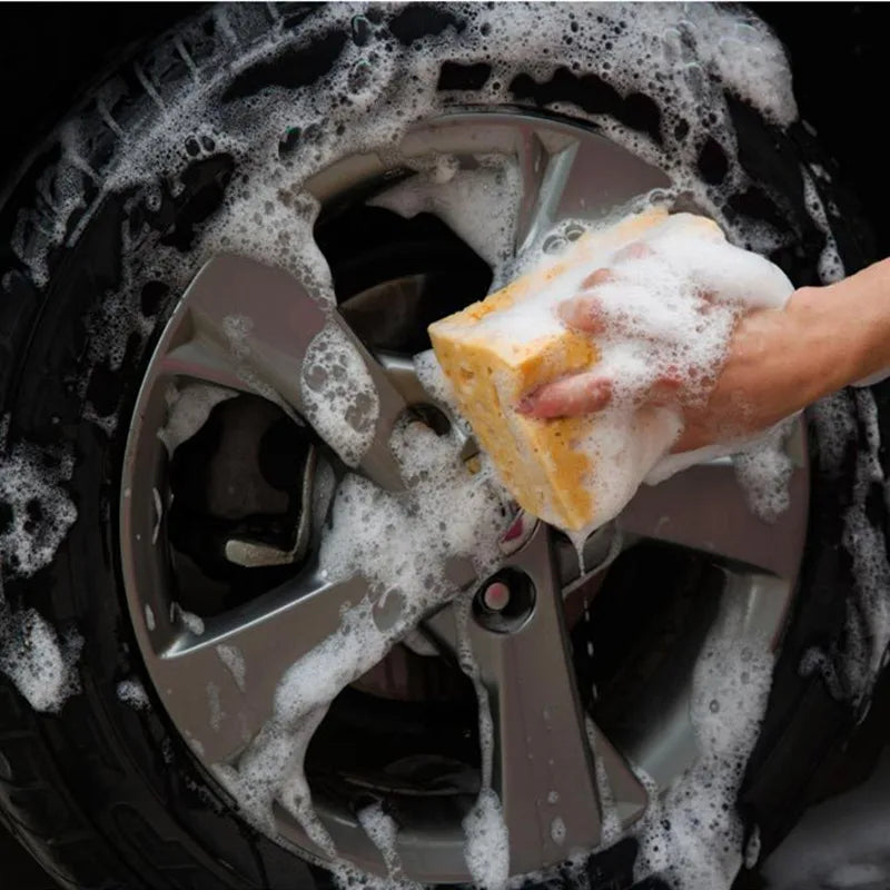 Car Wash Sponge Soft Large Cleaning Honeycomb Coral Thick Sponge Block Car Supplies Wash Tools Absorbent Car Accessories