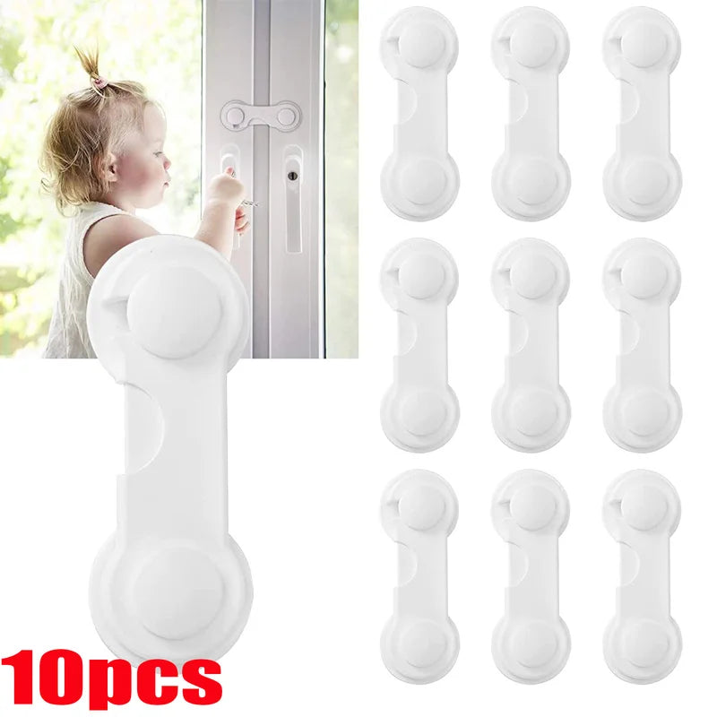 10/6/3pcs Children Security Protector Baby Care Multi-function Child Baby Safety Lock Cupboard Cabinet Door Drawer Safety Locks