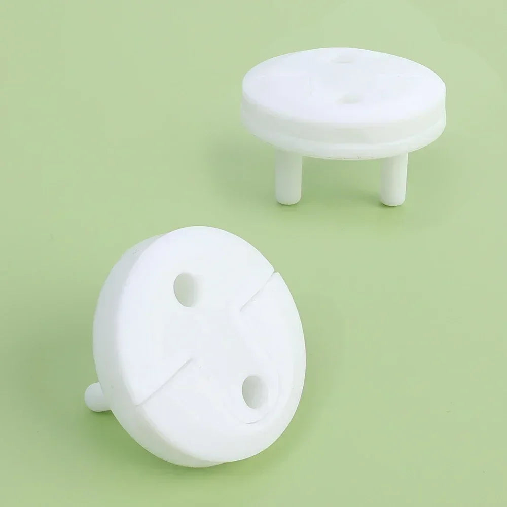 White Electrical Safety Socket Protective Cover Baby Care Safe Guard Protection Children Anti Electric Shock Rotate Protectors