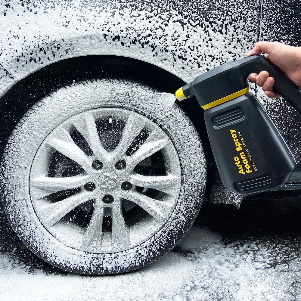 Electric Foam Sprayer Car Wash Motorcycle Clean Detailing Snow  Cannon High Pressure Water Gun  Generator Lance Wap Manual