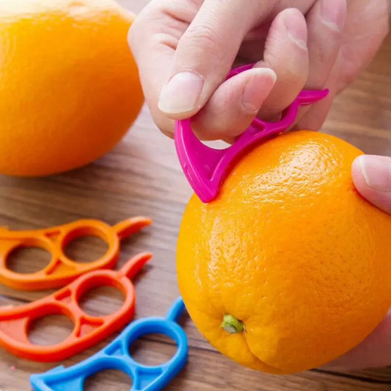 3/1pcs Fruit Orange Peelers Zesters Creative Lemon Oranges Peeler Slicer Stripper Easy To Use Open Citrus Tools Kitchen Gadgets